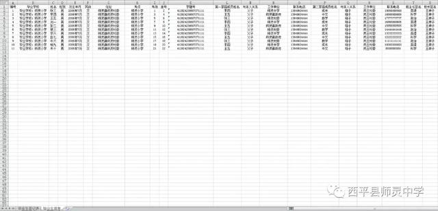 excel怎么自己制作学生证及打印（EXCEL制作的小升初毕业生登记表）(2)