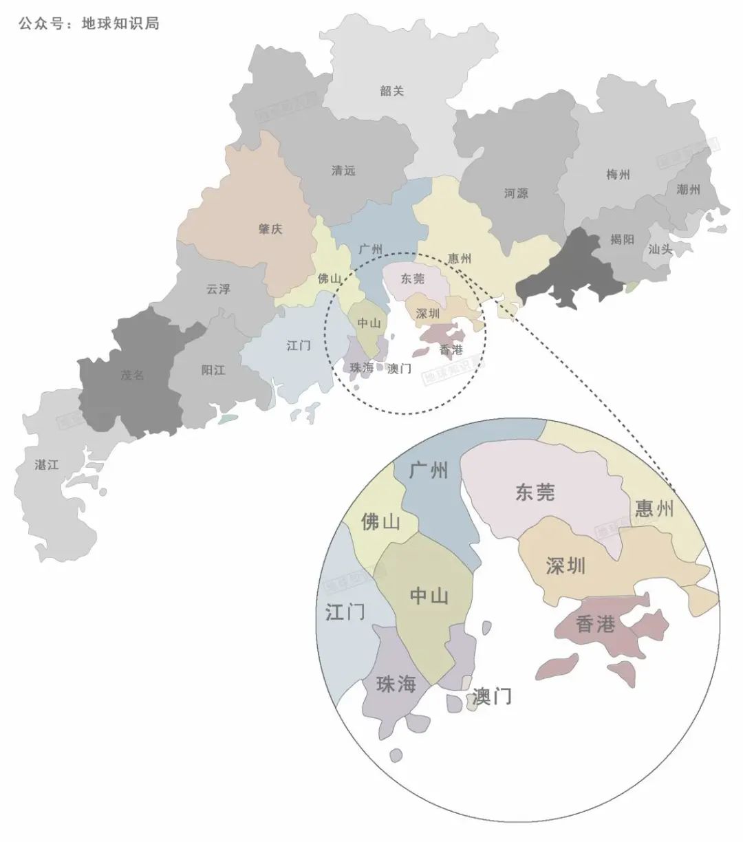 珠三角是指哪几个城市(珠三角三大核心城市)