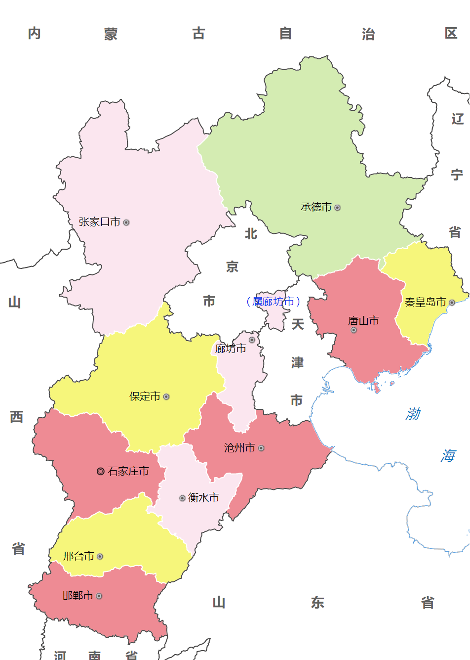 廊坊北三县飞地怎么形成的(北三县为什么成为飞地)