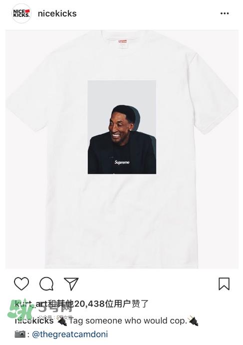 supreme皮蓬photo tee会发售吗？supreme将推出皮蓬photo tee？