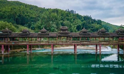 ​融水雨卜苗寨,大山里山清水碧的苗家乐土